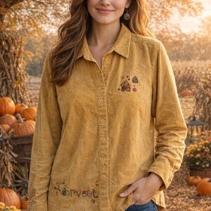 Harvest Embroidered Women's Top